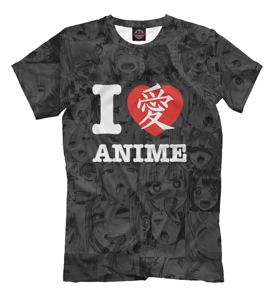 Футболка I love anime для мальчиков, артикул: ANR-931345-fut-2mp