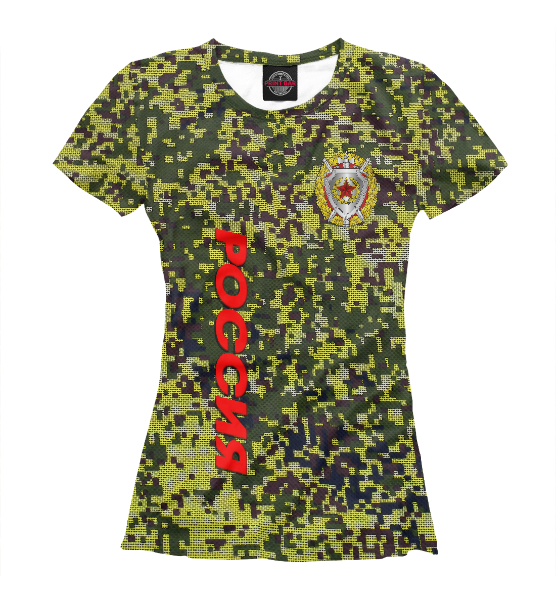 Футболка Армия России для девочек, артикул: ARZ-212130-fut-1mp