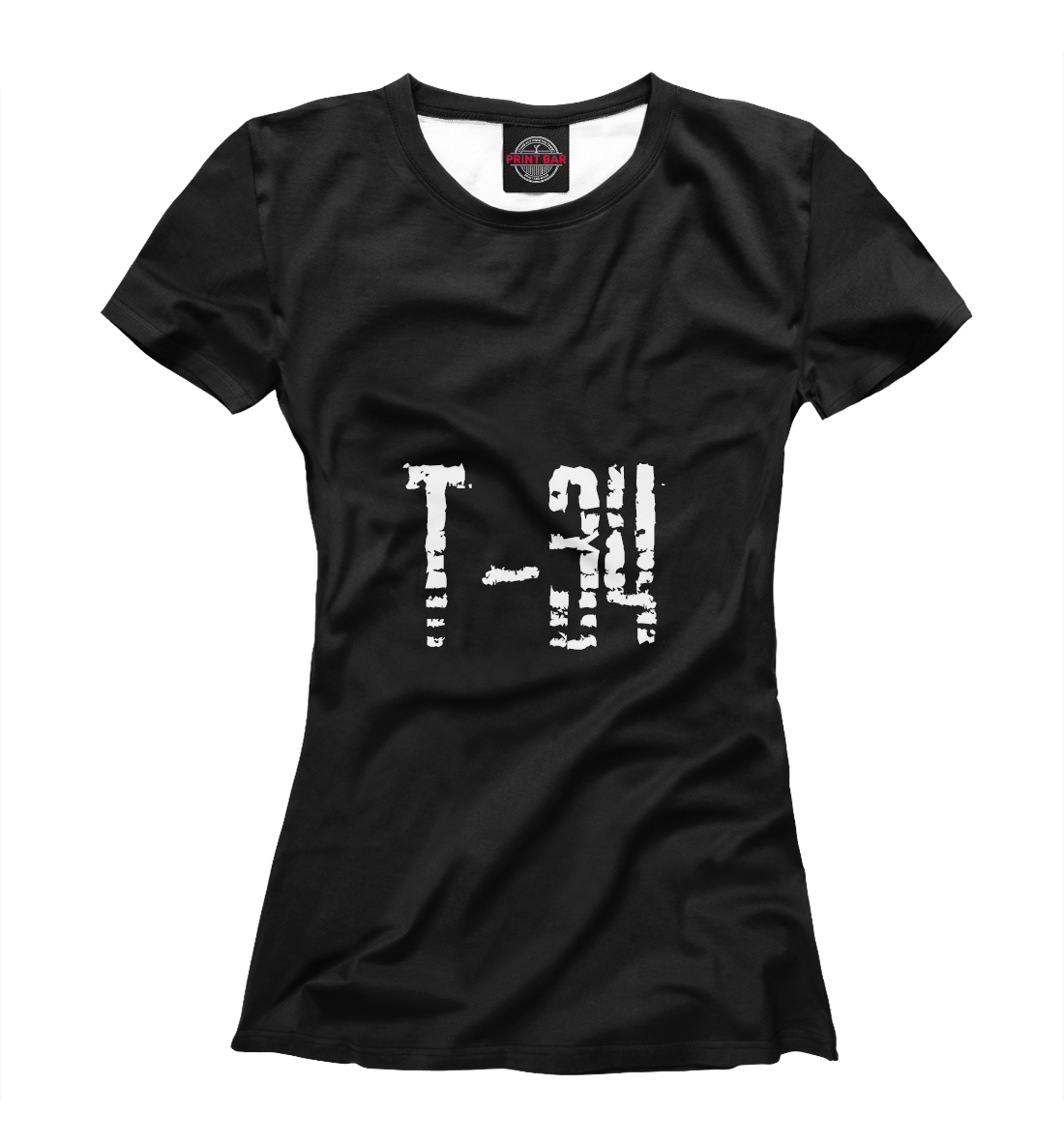 Футболка Т-34 для женщин, артикул: TNK-764578-fut-1mp