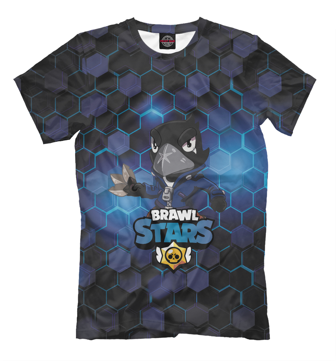 Футболка Brawl Stars Crow для мужчин, артикул: RPG-654933-fut-2mp