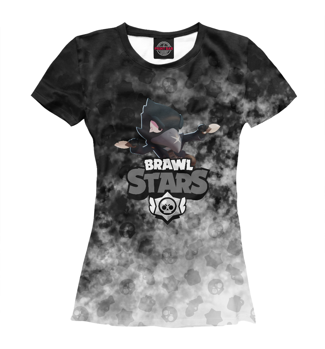 Детская Футболка с принтом Brawl Stars: Crow для девочек, артикул CLH-248609-fut-1mp