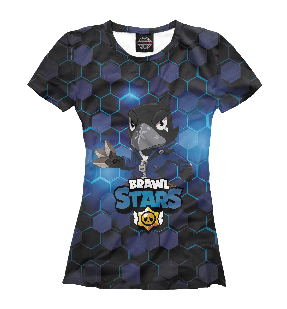Футболка Brawl Stars Crow для девочек, артикул: RPG-654933-fut-1mp