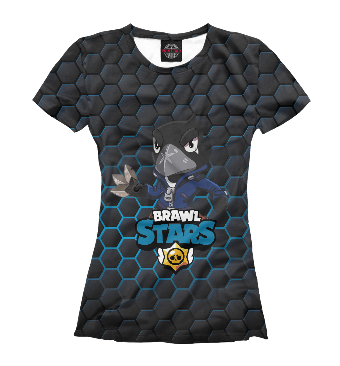 Футболка Brawl Stars Crow для девочек, артикул: RPG-785532-fut-1mp