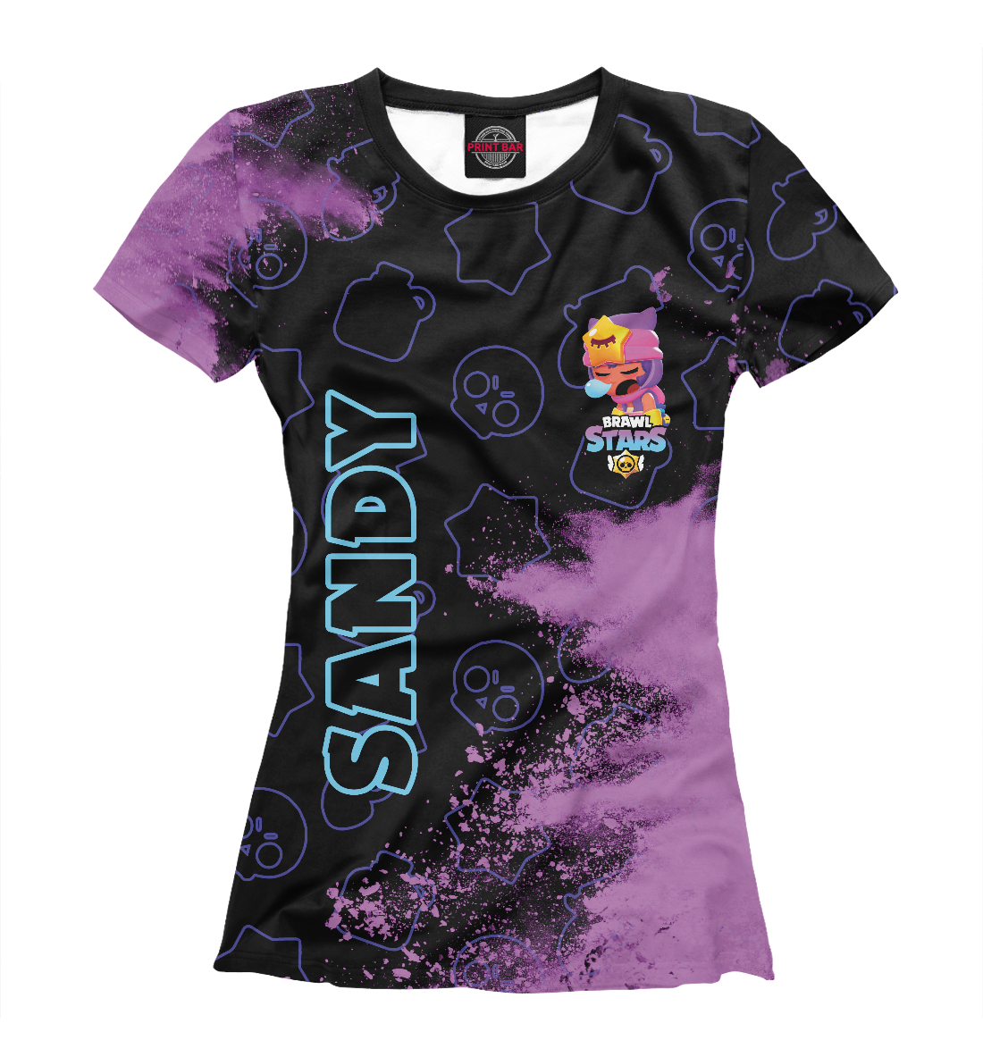 Футболка Brawl Stars Sandy / Сэнди для женщин, артикул: CLH-645246-fut-1mp