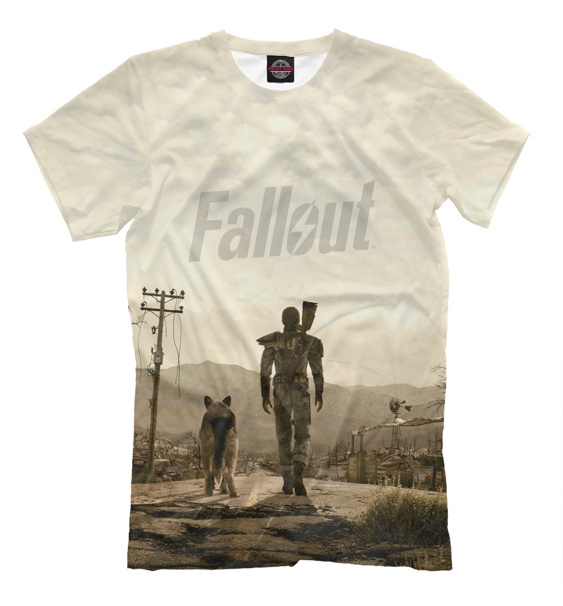 Футболка Fallout для мальчиков, артикул: FOT-435799-fut-2mp
