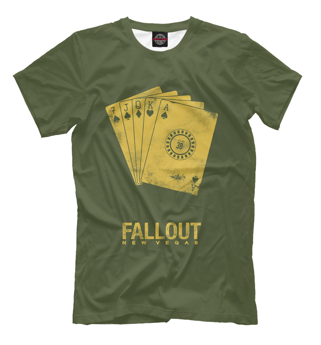 Футболка Fallout New Vegas для мужчин, артикул: FOT-162114-fut-2mp