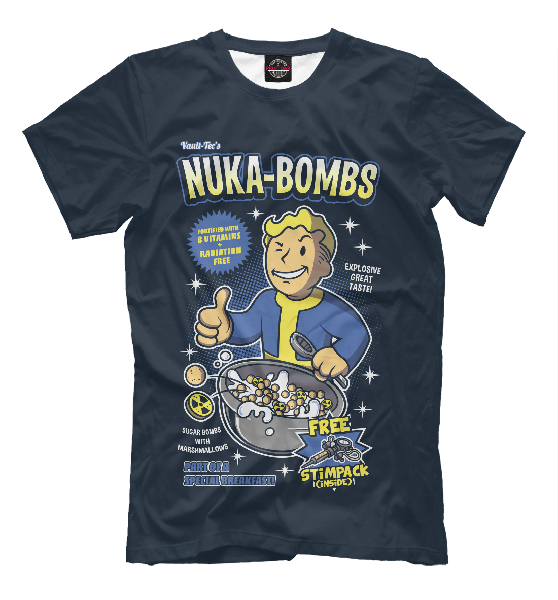 Футболка Nuka Bombs для мужчин, артикул: FOT-738076-fut-2mp