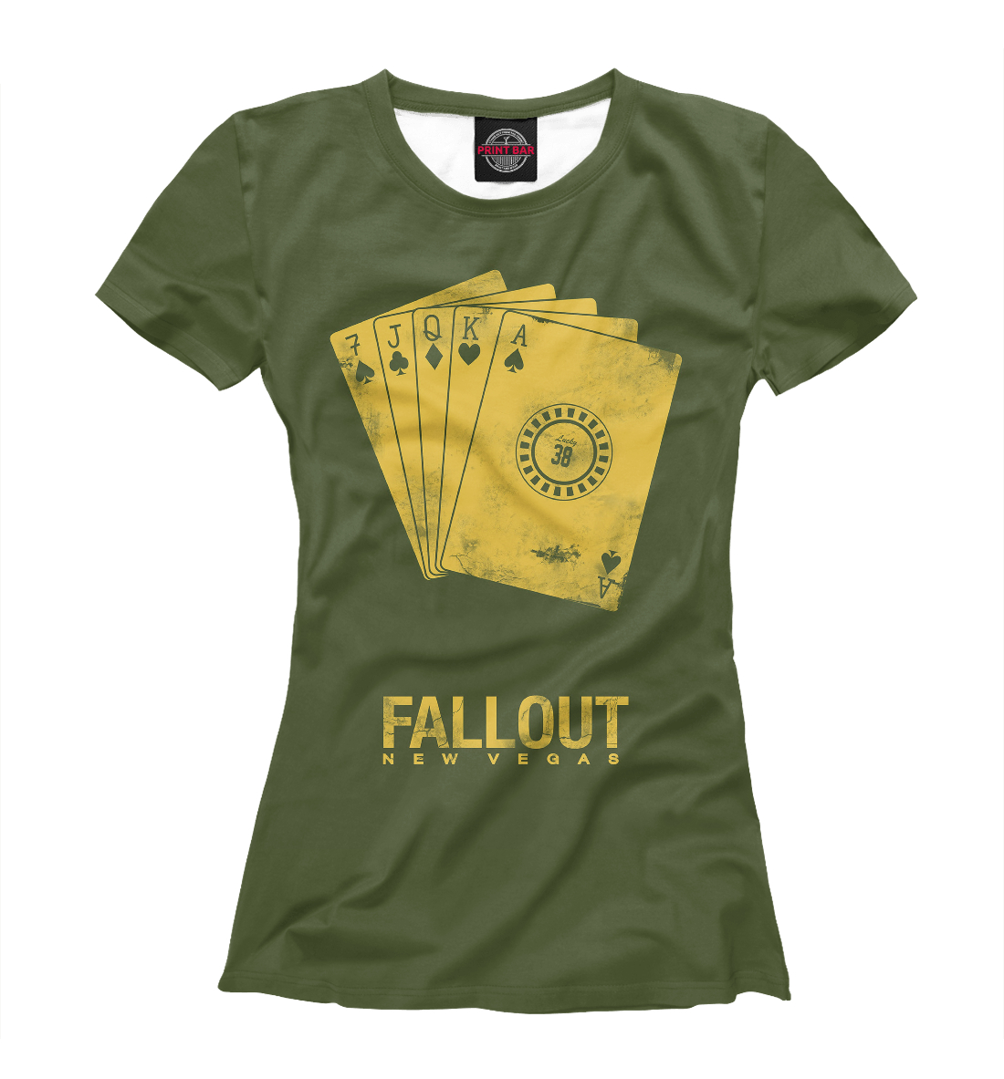 Футболка Fallout New Vegas для женщин, артикул: FOT-162114-fut-1mp