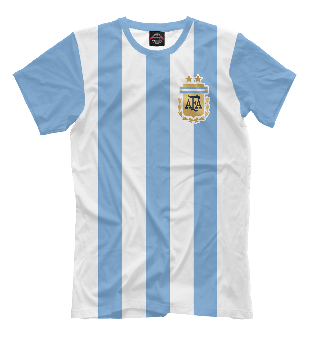 Футболка Аргентина для мужчин, артикул: FNS-298687-fut-2mp