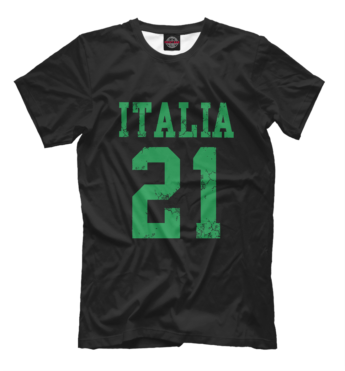 Футболка Italia 21 для мужчин, артикул: SIT-496196-fut-2mp