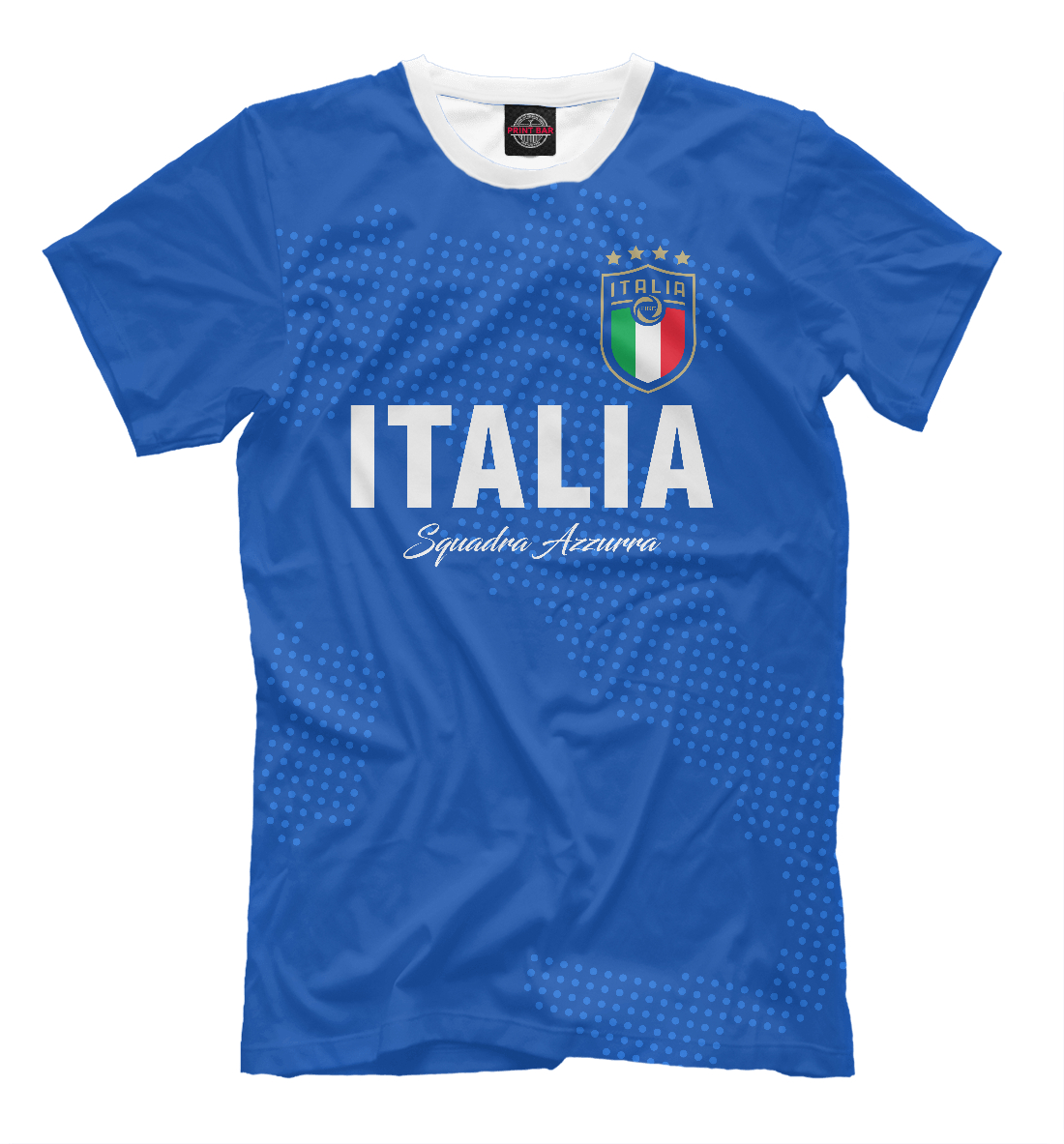 Футболка Италия для мужчин, артикул: FNS-186686-fut-2mp