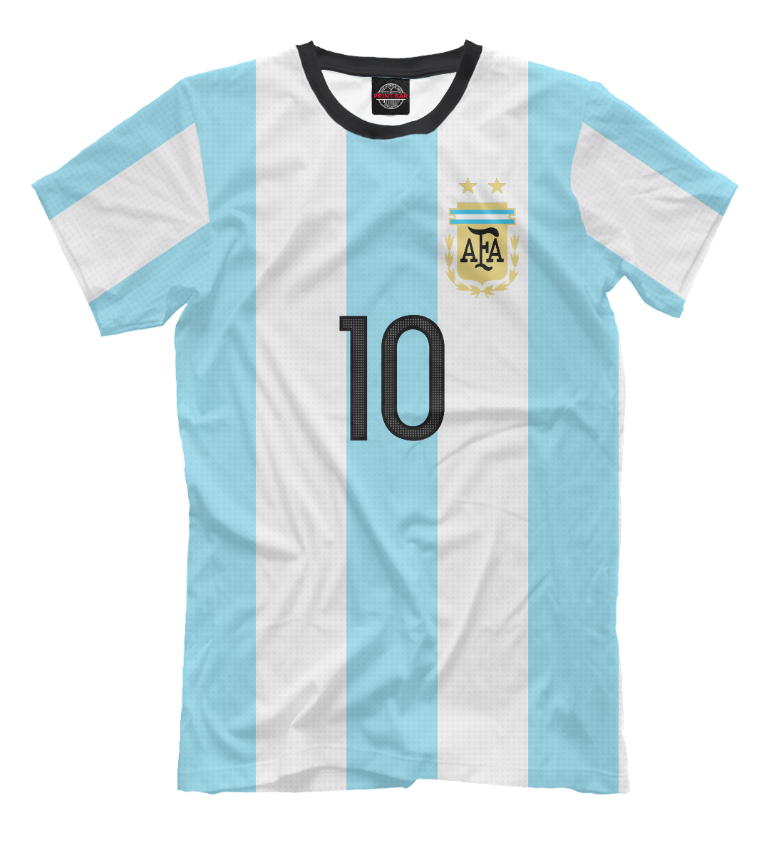 Футболка Месси Форма Сборной Аргентины для мужчин, артикул: FNS-248985-fut-2mp