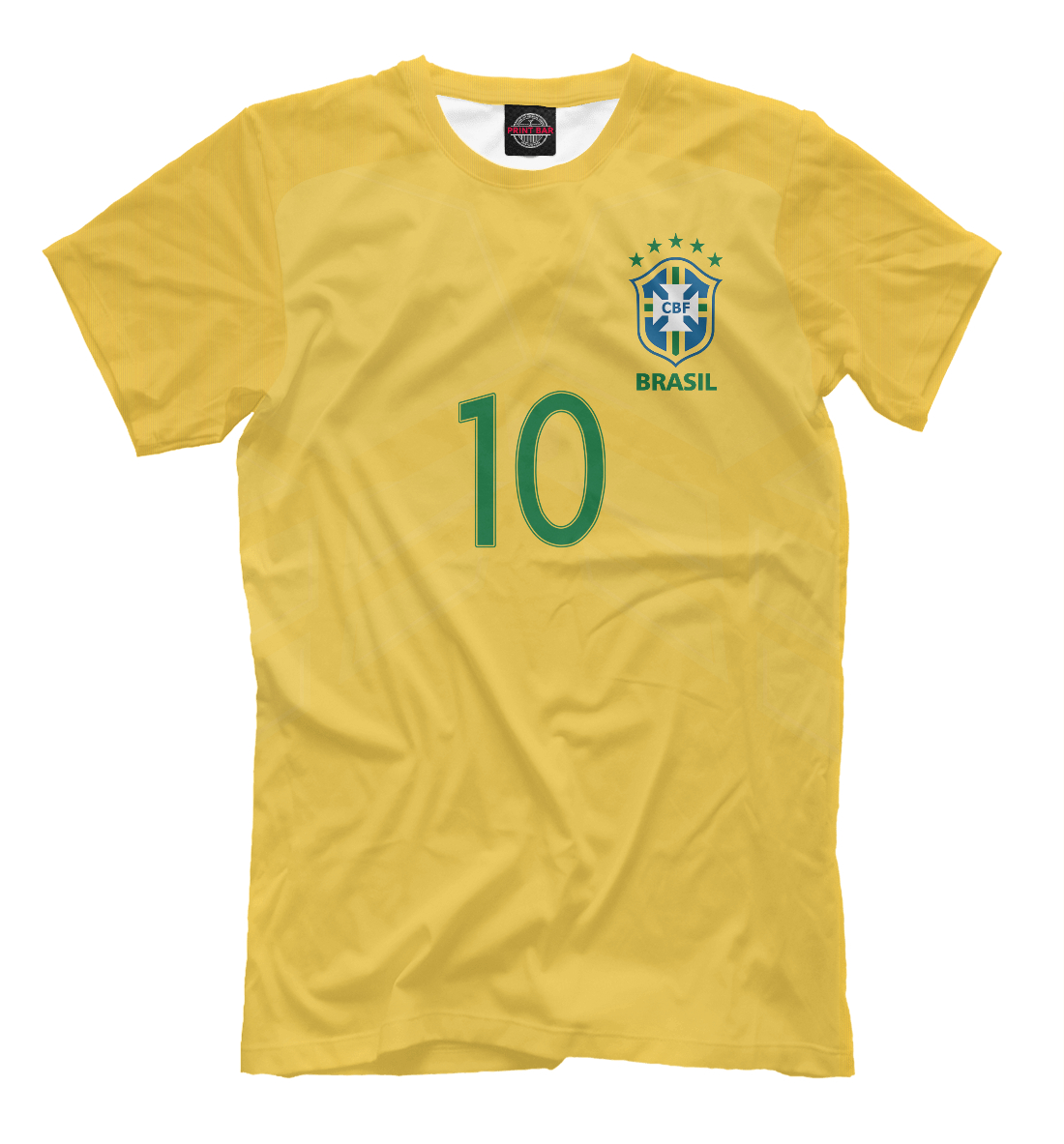 Футболка Неймар Форма Сборной Бразилии для мужчин, артикул: FNS-988370-fut-2mp