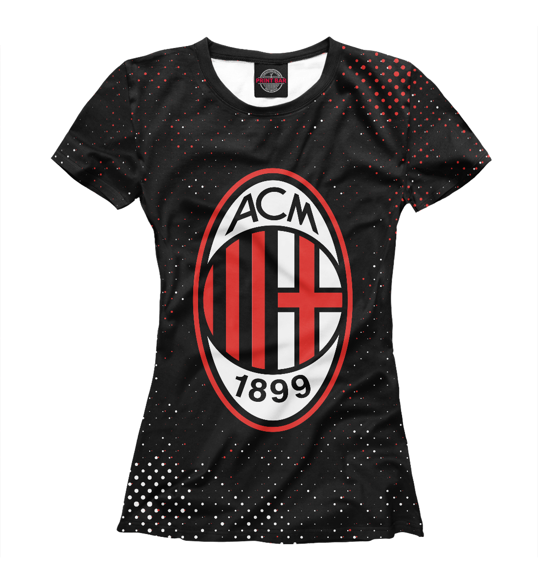 Футболка AC Milan / Милан для девочек, артикул: ACM-978207-fut-1mp