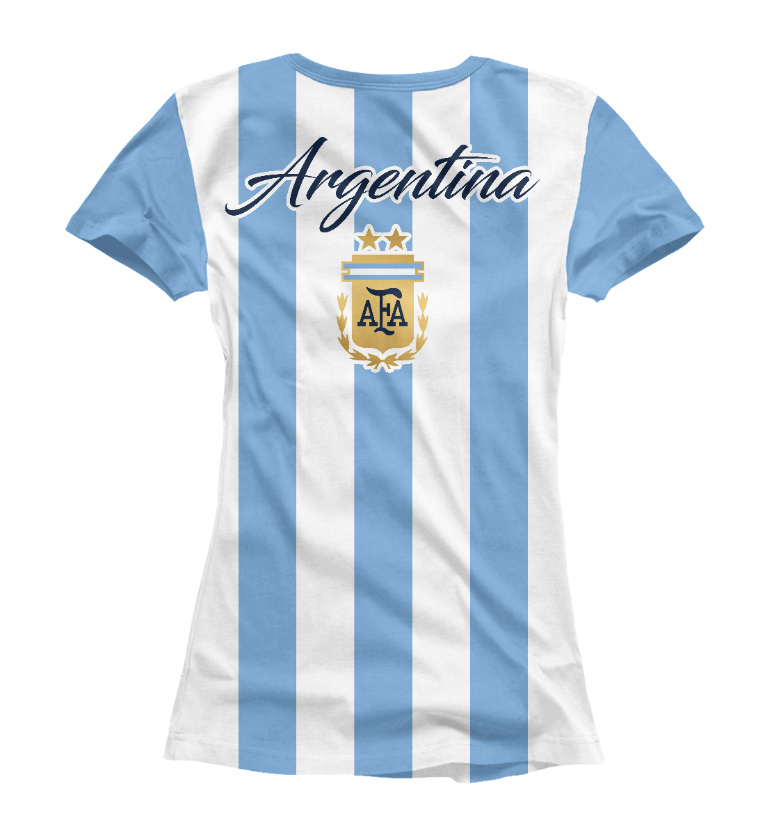 Женская Футболка Аргентина, артикул FNS-298687-fut-1mp - фото 2