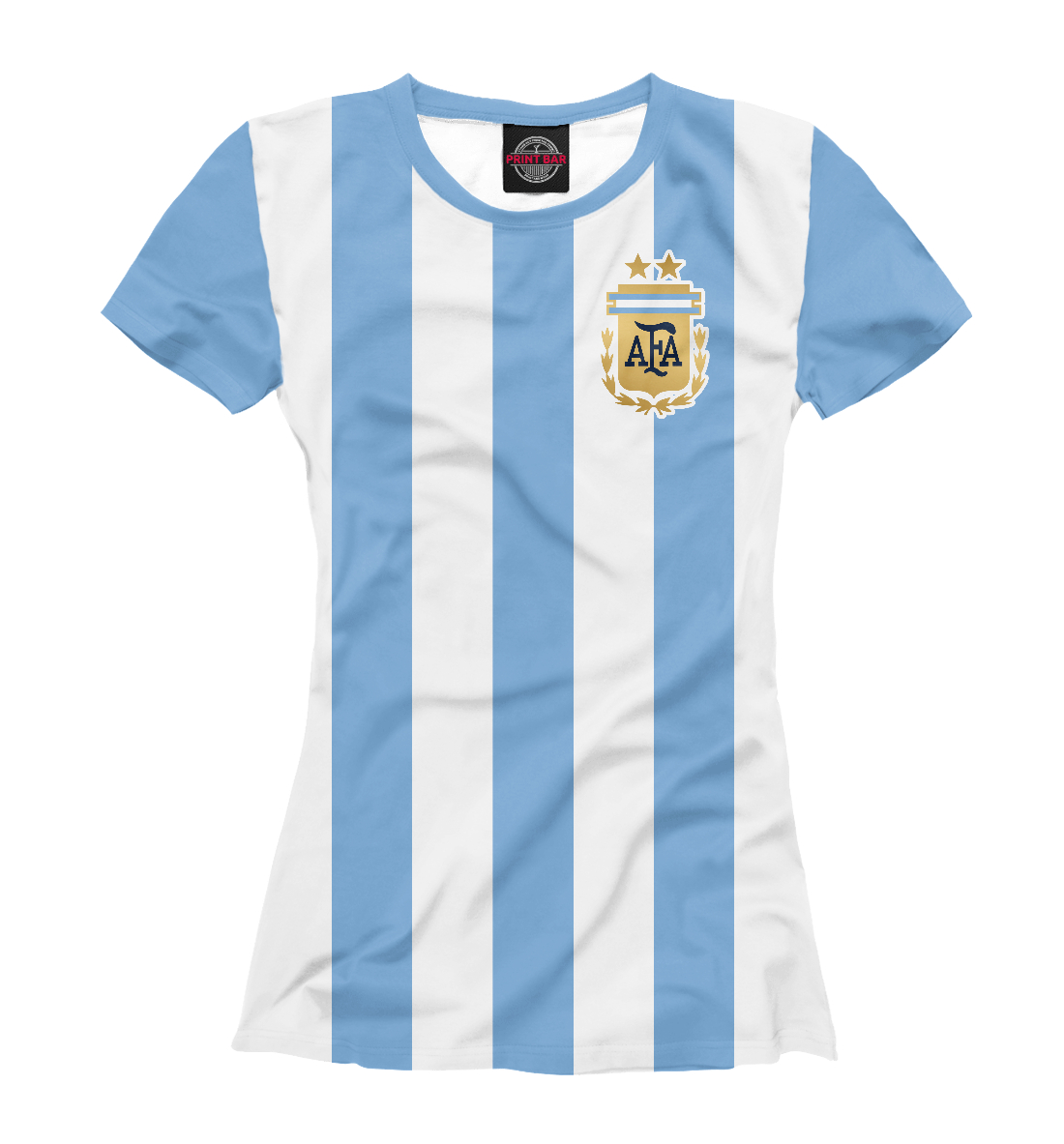 Футболка Аргентина для девочек, артикул: FNS-298687-fut-1mp