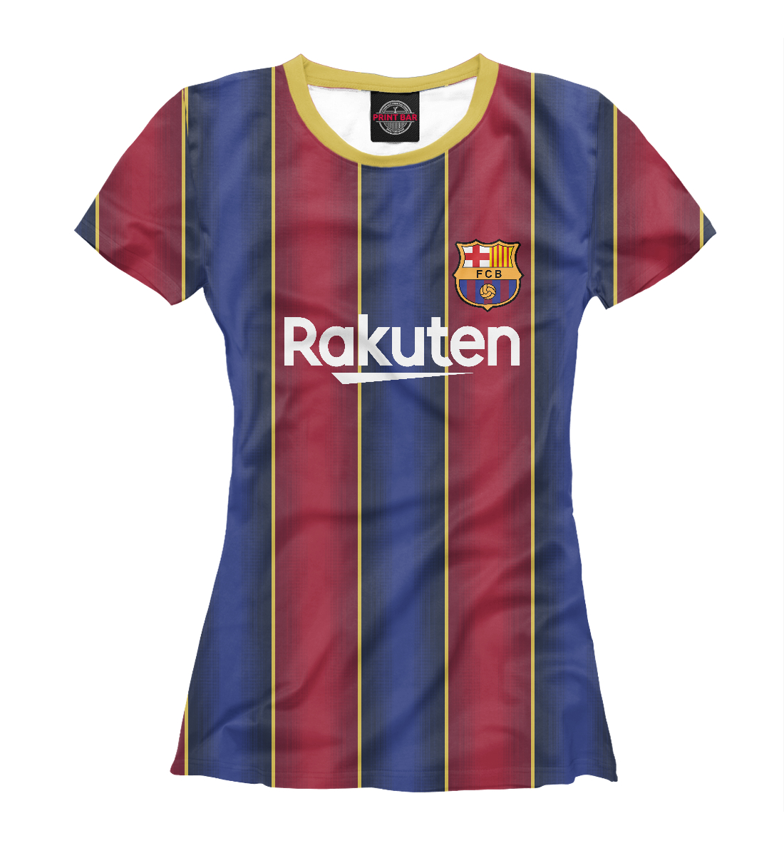 Женская Футболка Barcelona 2020/2021 Home, артикул BAR-932553-fut-1mp