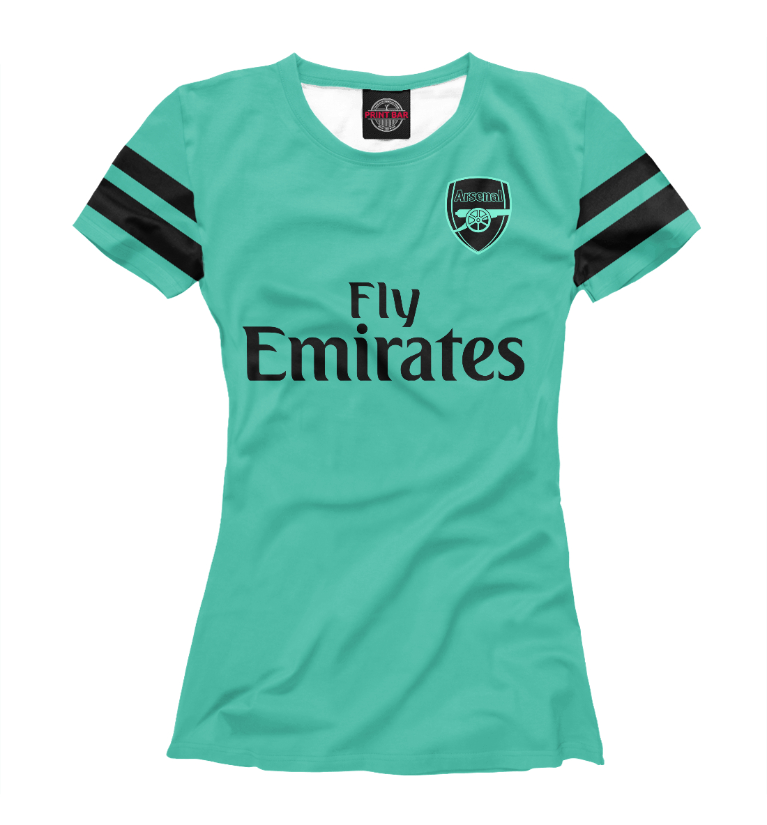 Футболка FC Arsenal для женщин, артикул: ARS-520517-fut-1mp