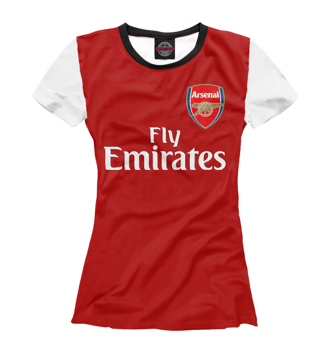 Женская Футболка FC Arsenal, артикул ARS-713367-fut-1mp