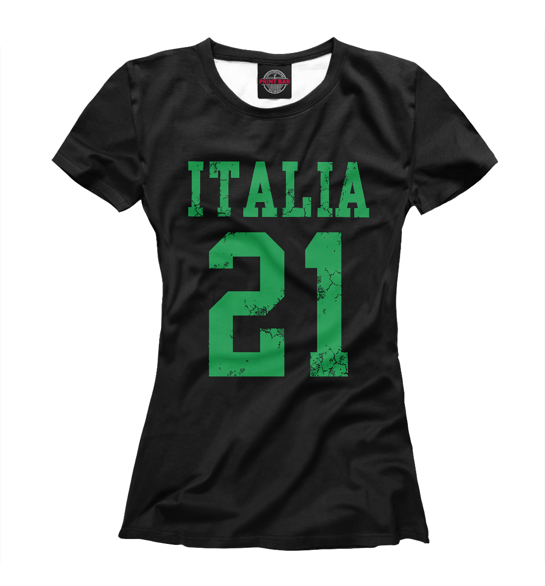 Футболка Italia 21 для женщин, артикул: SIT-496196-fut-1mp