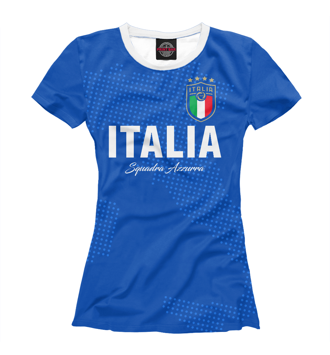 Футболка Италия для девочек, артикул: FNS-186686-fut-1mp