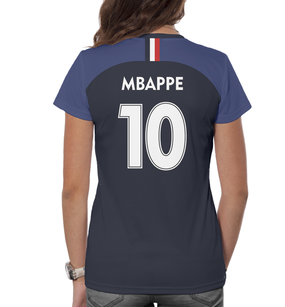 Женская Футболка Килиан Мбаппе - Сборная Франции, артикул FLT-501746-fut-1mp - фото 4