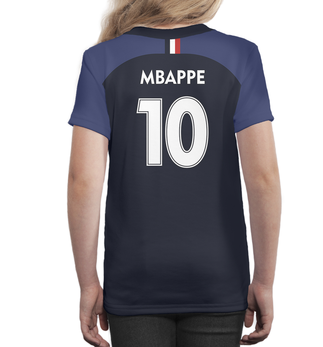 Детская Футболка Килиан Мбаппе - Сборная Франции для девочек, артикул FLT-501746-fut-1mp - фото 6