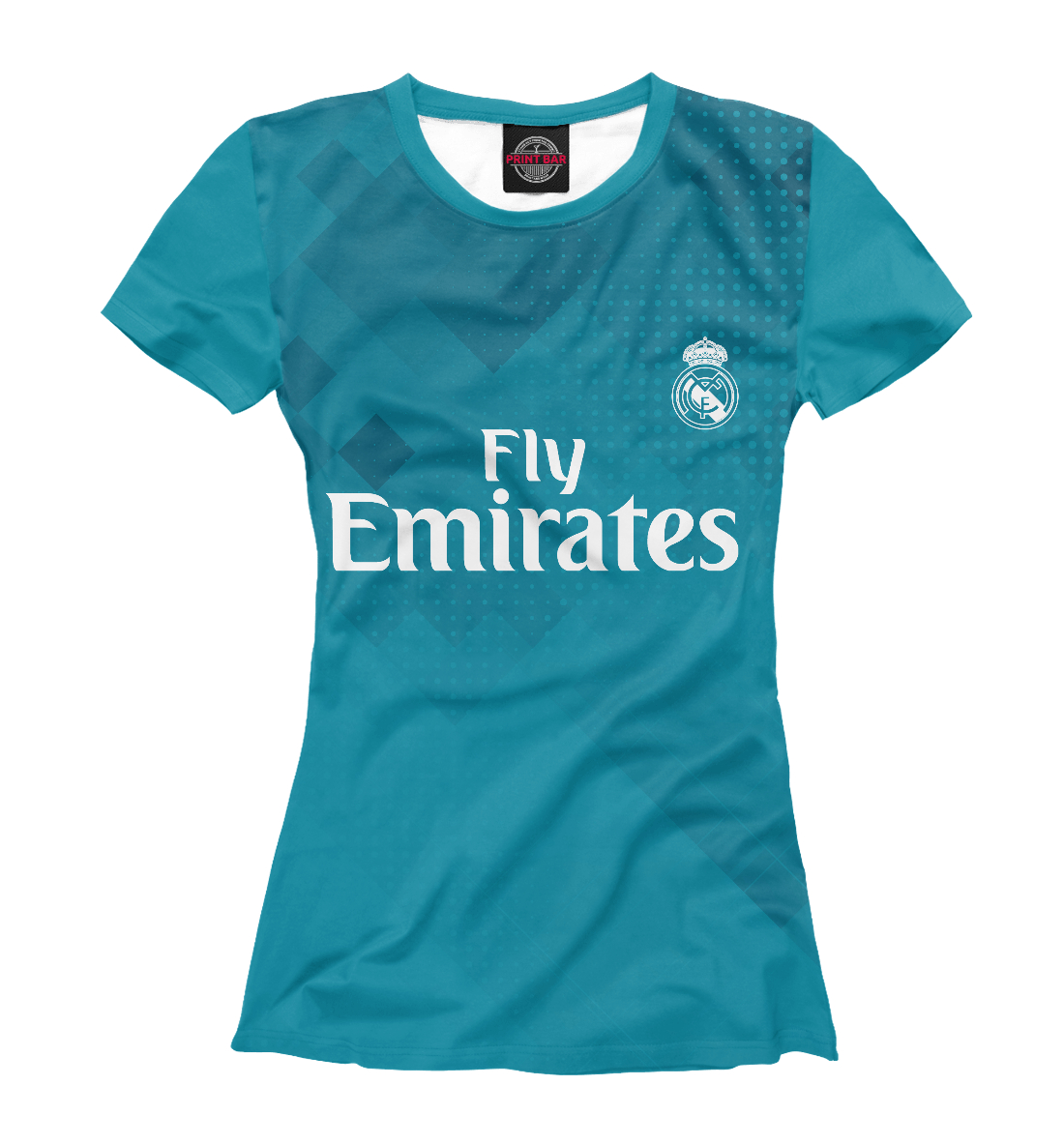 Детская Футболка Реал Мадрид для девочек, артикул REA-395951-fut-1mp