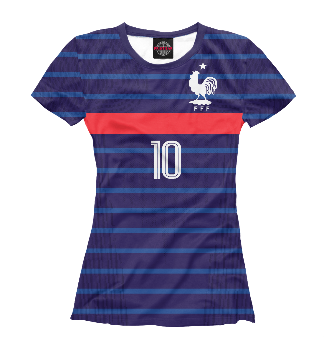 Футболка Сборная Франции Мбаппе для девочек, артикул: SFC-419702-fut-1mp