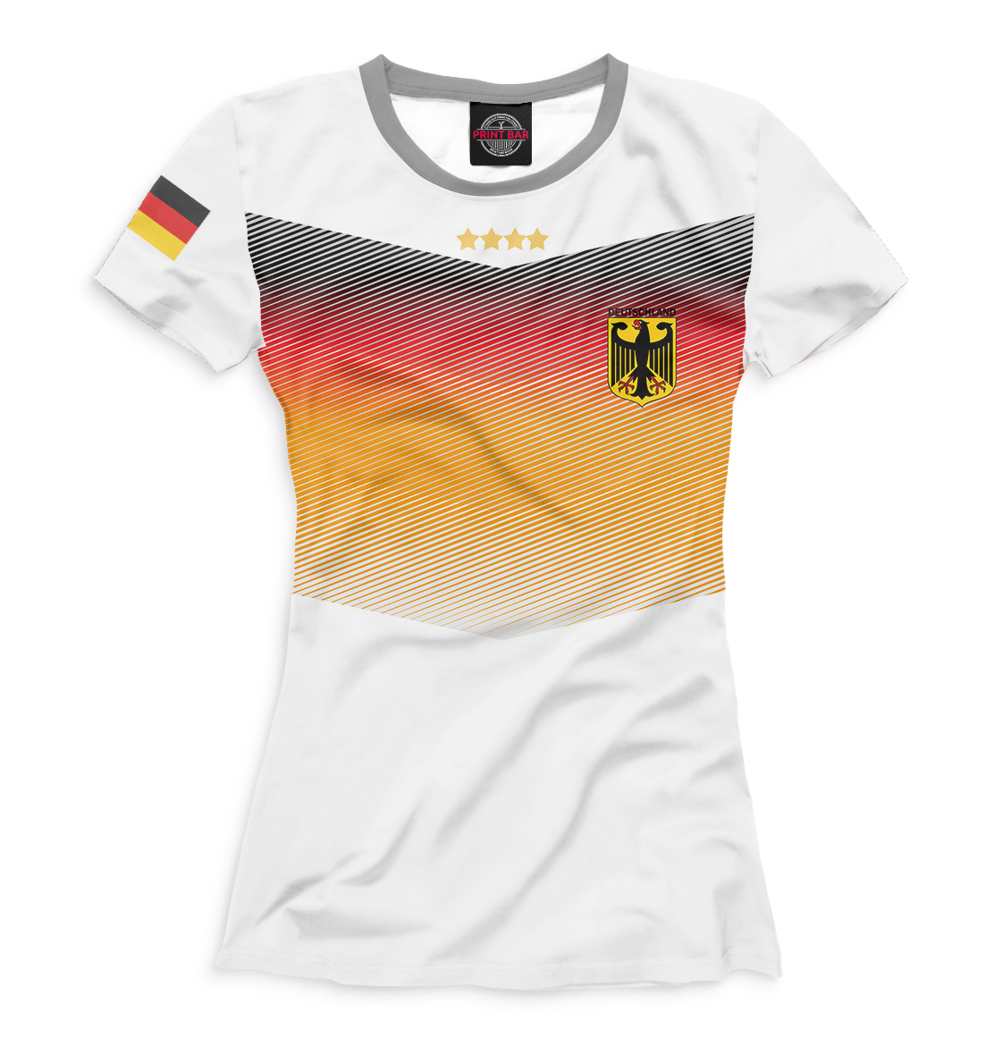 Футболка Сборная Германии для девочек, артикул: FNS-763681-fut-1mp