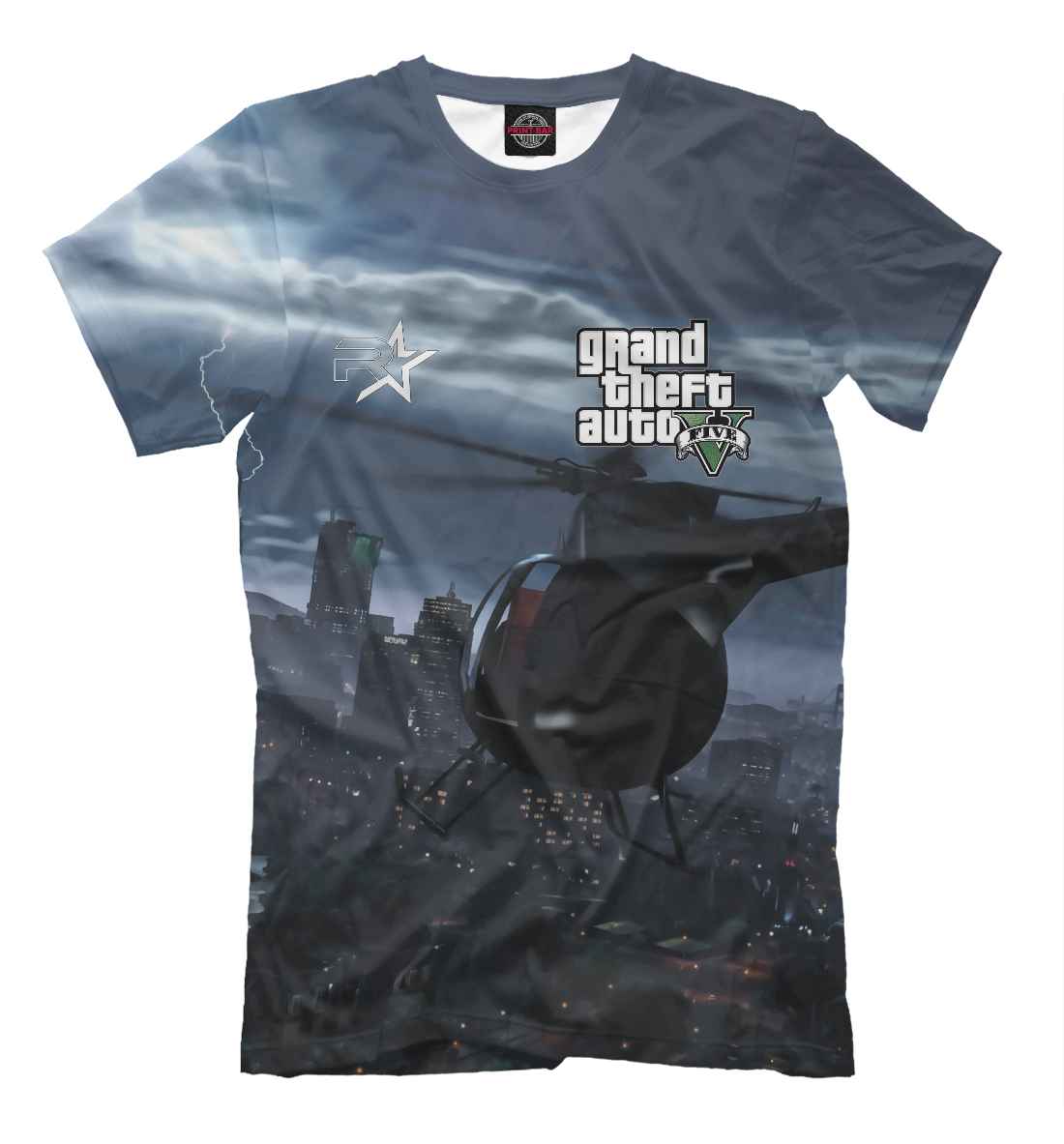 Футболка Grand Theft Auto | GTA для мужчин, артикул: GTA-146650-fut-2mp