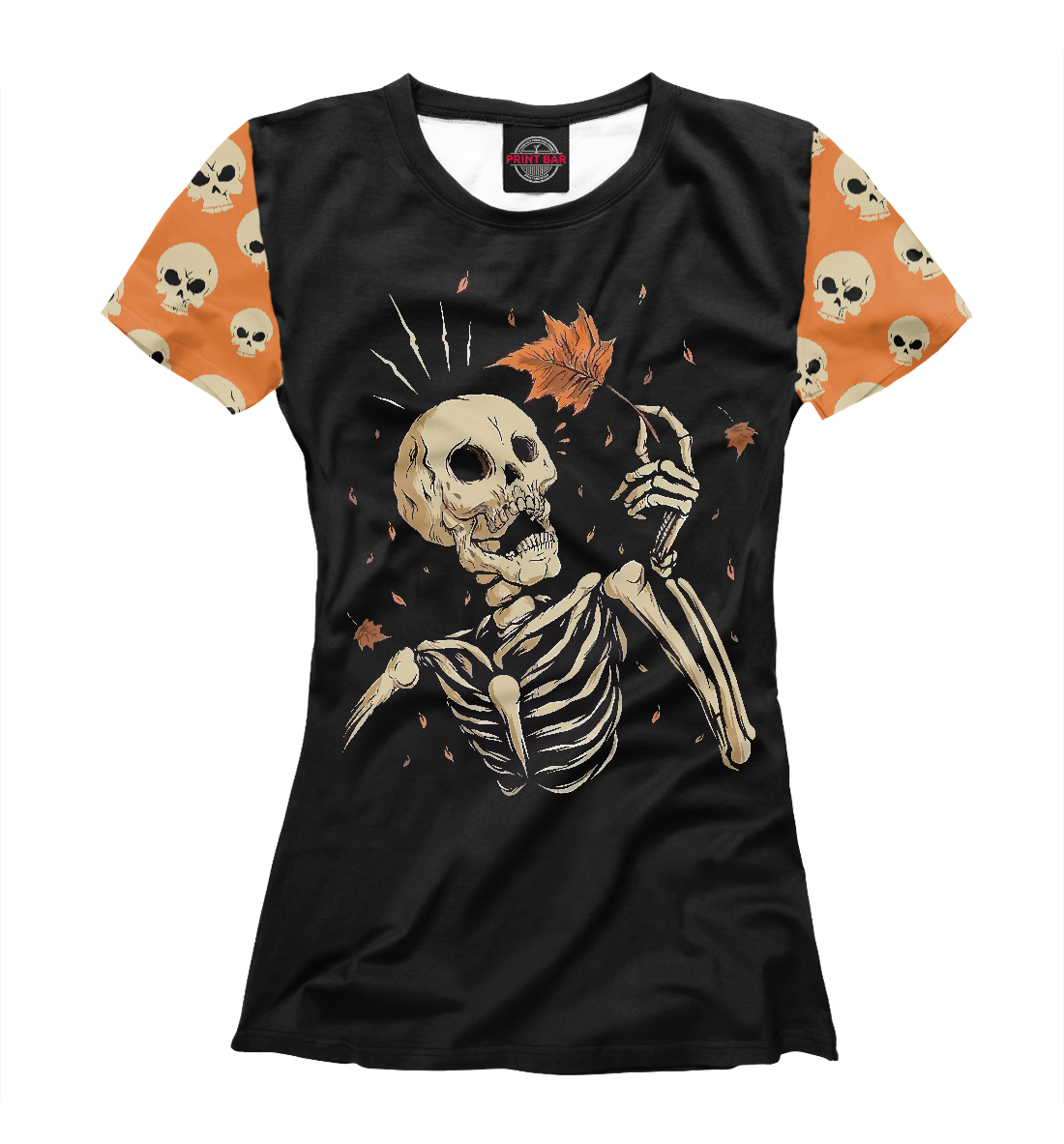 Футболка Skeleton для девочек, артикул: HAL-469915-fut-1mp