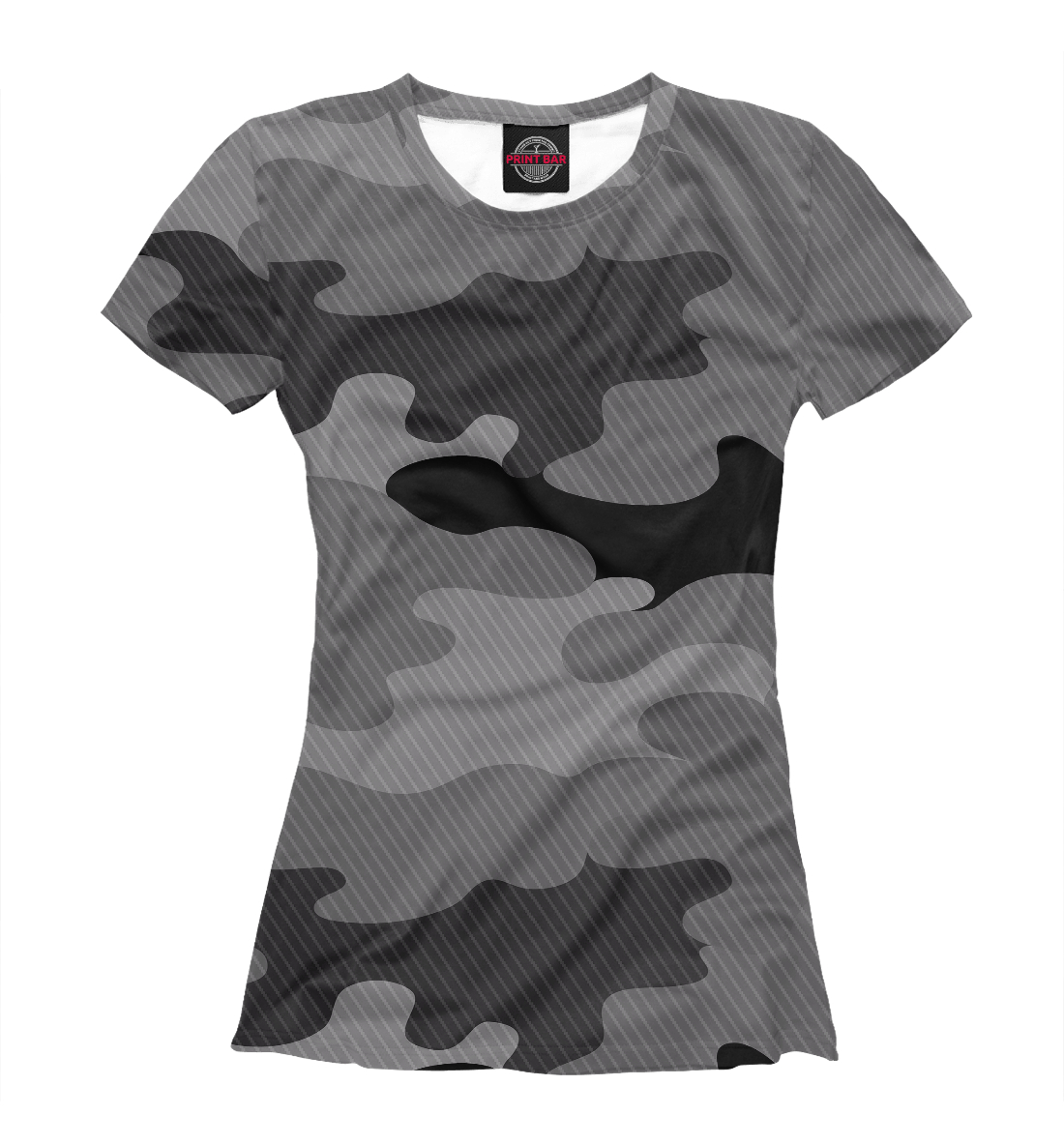 Детская Футболка camouflage gray для девочек, артикул APD-131416-fut-1mp