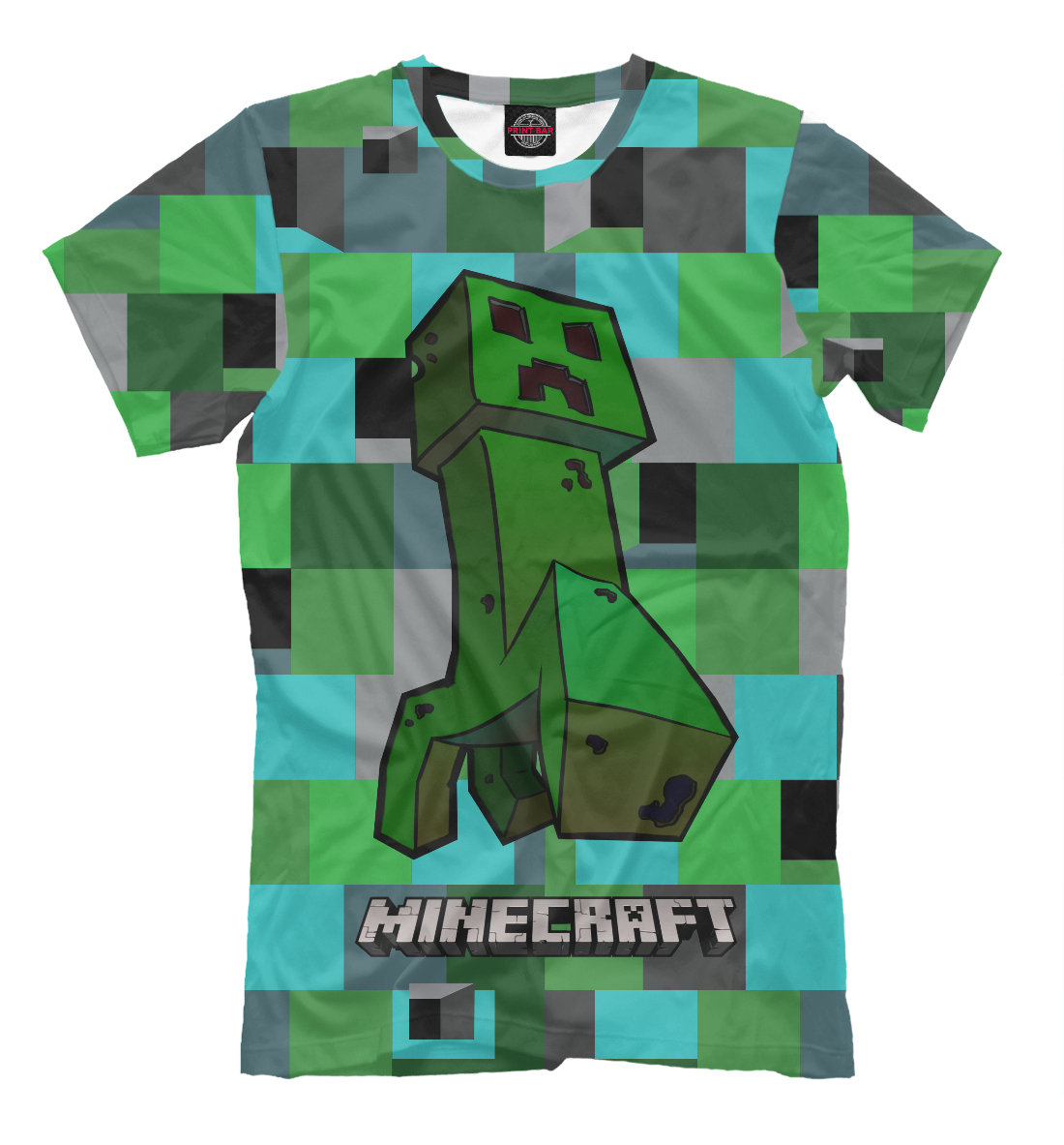 Футболка Minecraft для мужчин, артикул: MCR-128354-fut-2mp