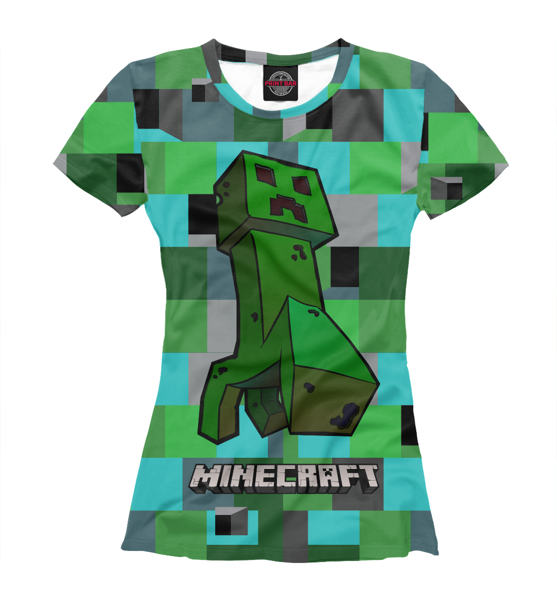 Футболка Minecraft для девочек, артикул: MCR-128354-fut-1mp