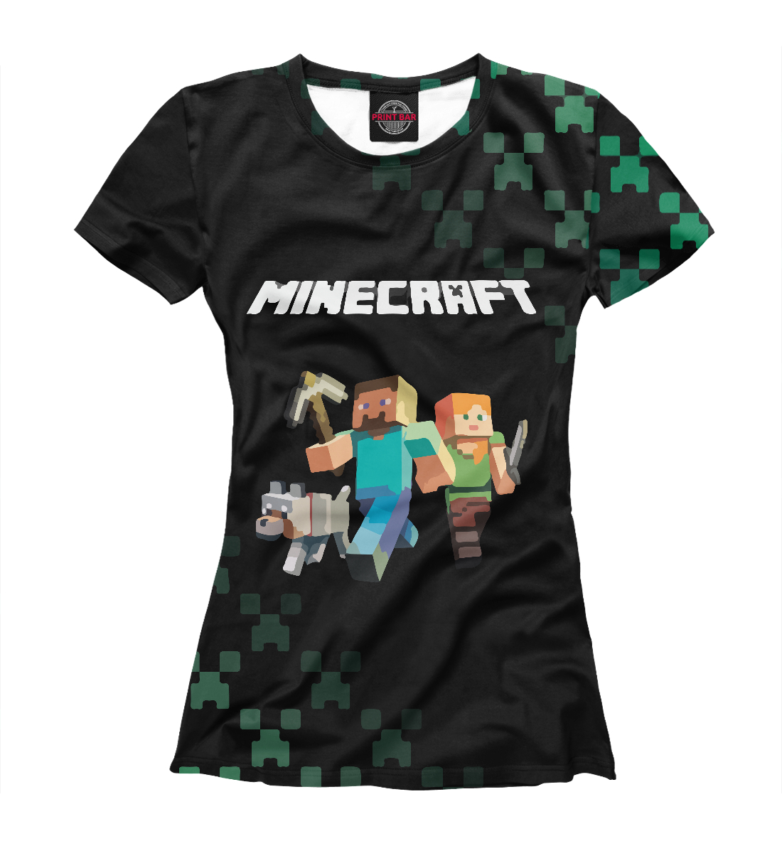 Футболка Minecraft для девочек, артикул: MCR-688465-fut-1mp