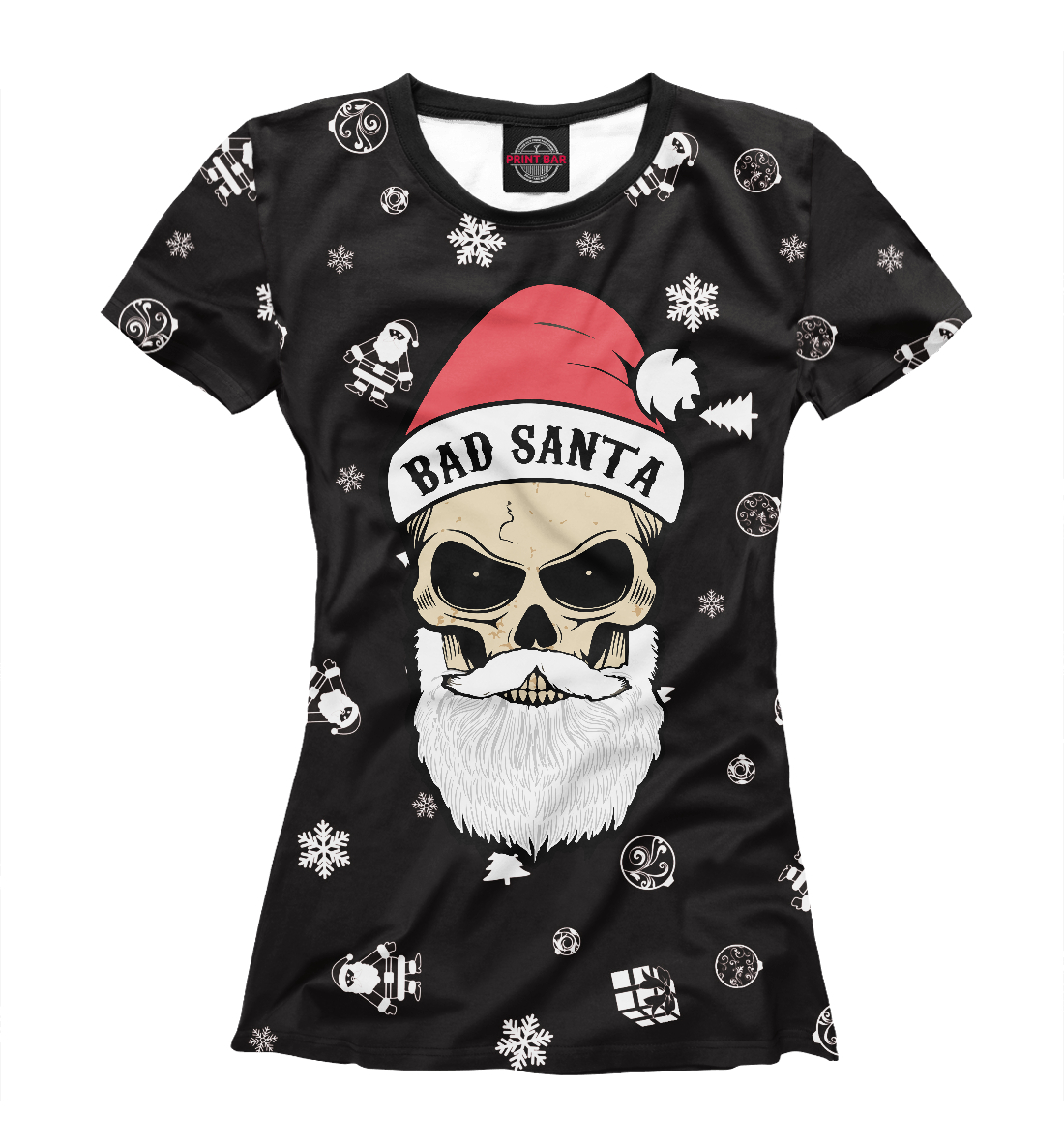 Футболка Bad Santa для девочек, артикул: DMZ-898025-fut-1mp