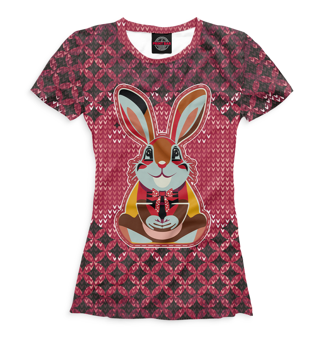Футболка Кролик для девочек, артикул: YOT-384365-fut-1mp