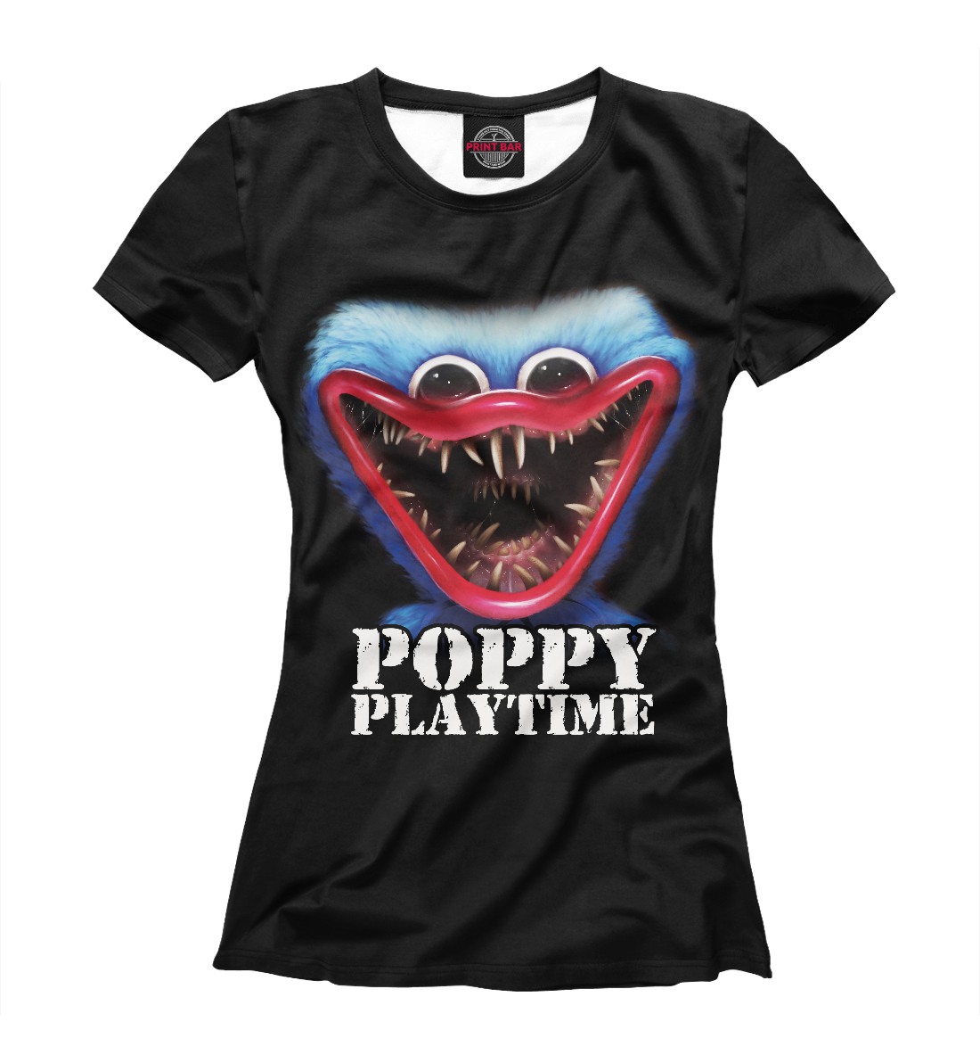 Футболка Poppy Playtime Хагги Вагги для девочек, артикул: PPE-722142-fut-1mp
