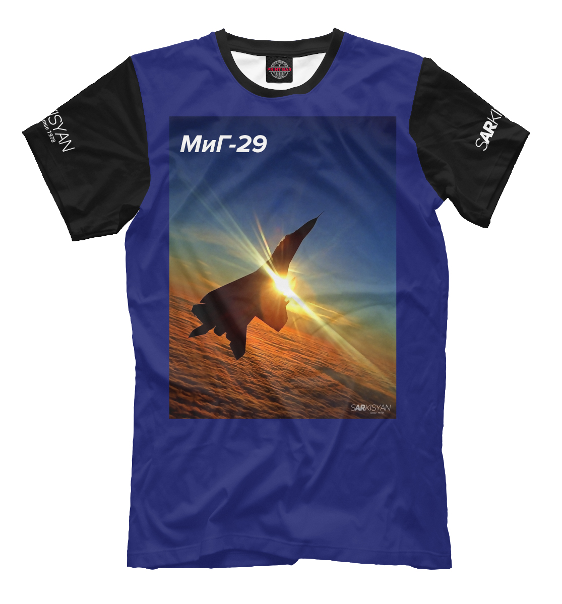 Футболка МиГ-29 для мужчин, артикул: APN-459567-fut-2mp
