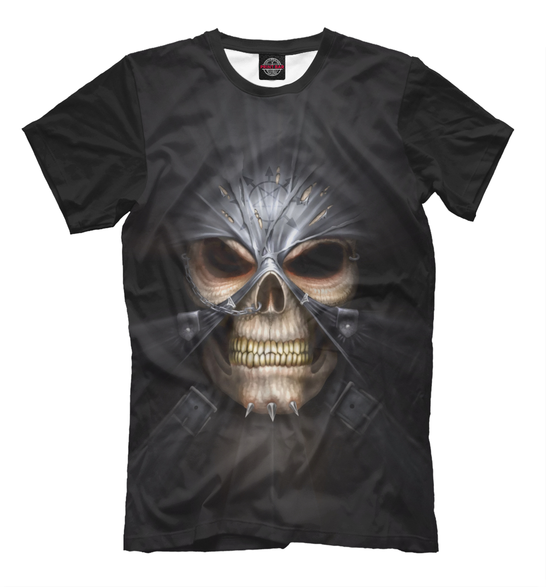 Футболка Скелет в маске для мужчин, артикул: APD-309000-fut-2mp