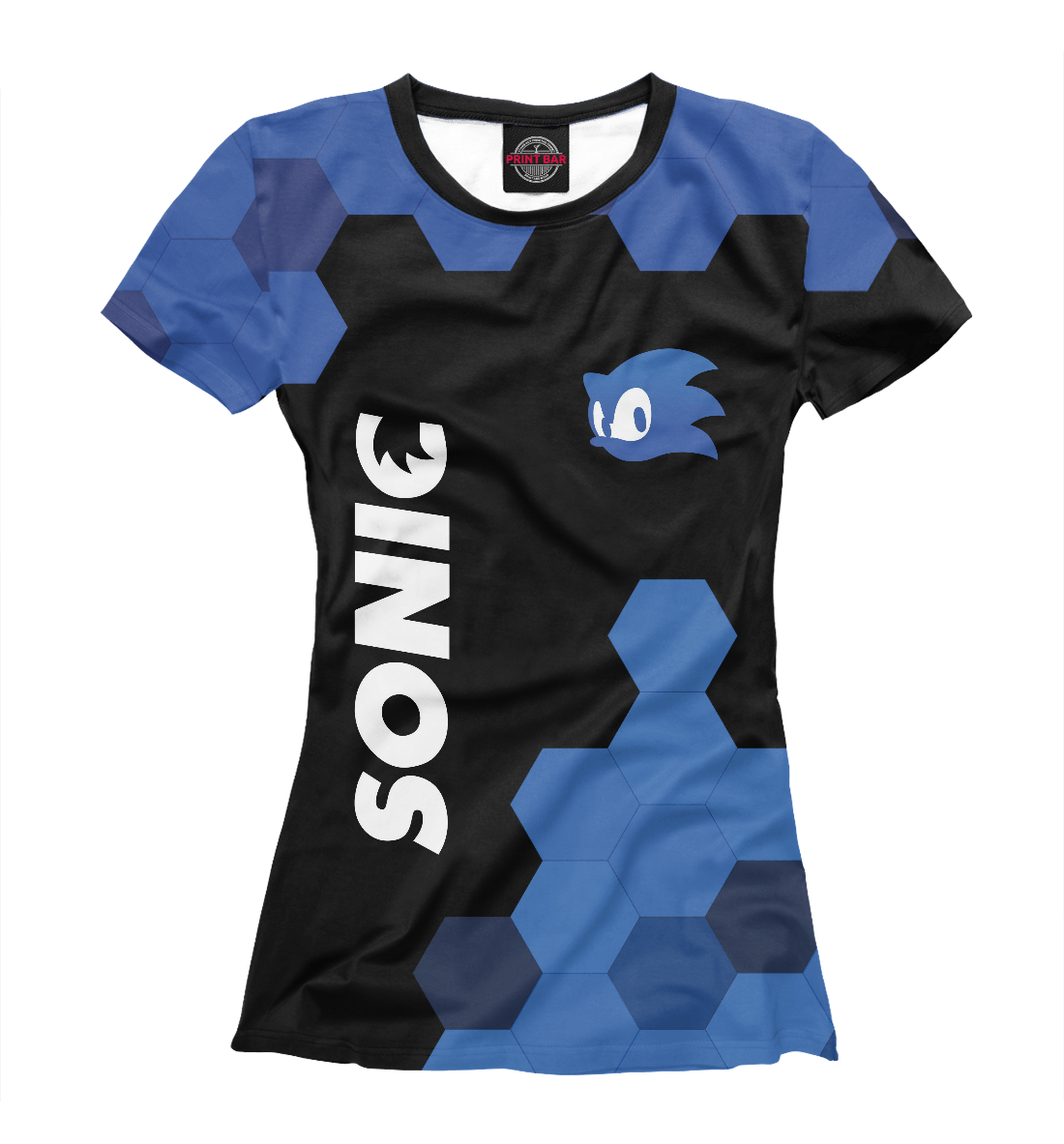 Футболка Соник / Sonic для девочек, артикул: RPG-252008-fut-1mp