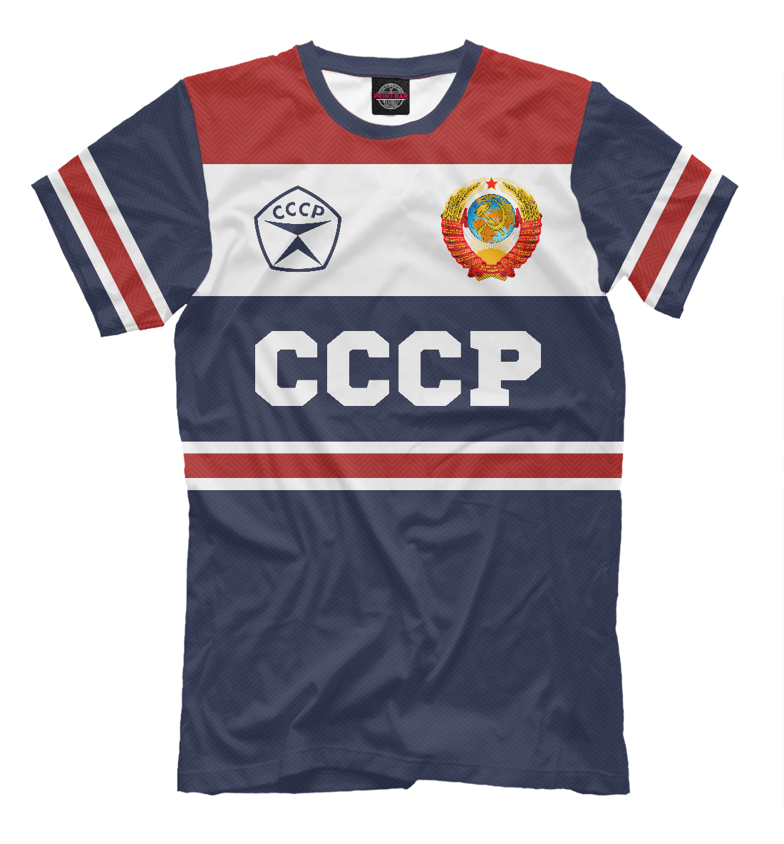 Футболка СССР для мужчин, артикул: SSS-349437-fut-2mp