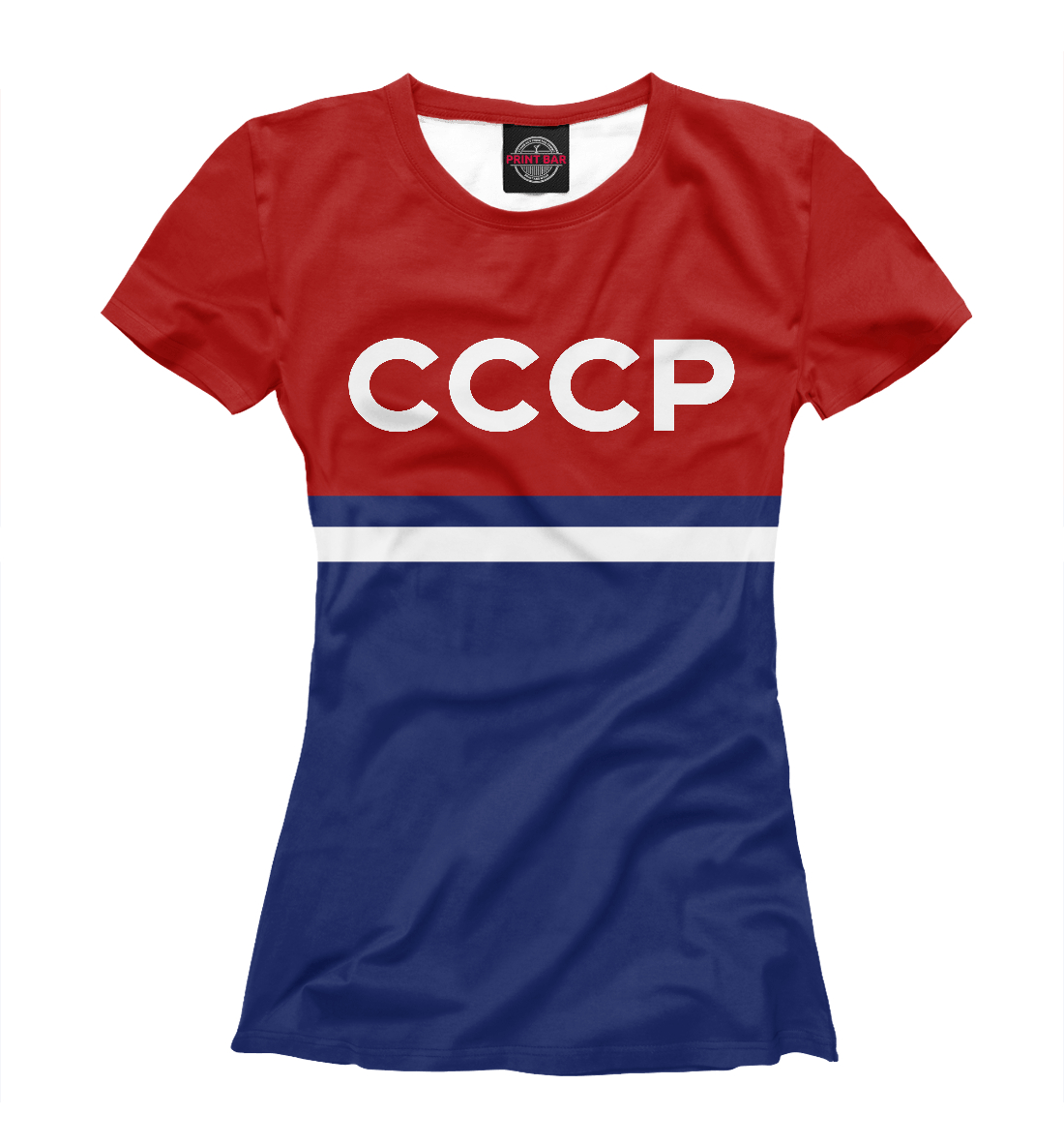 Футболка СССР для женщин, артикул: SSS-152292-fut-1mp