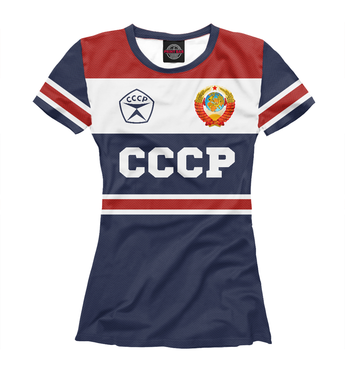 Футболка СССР для женщин, артикул: SSS-349437-fut-1mp