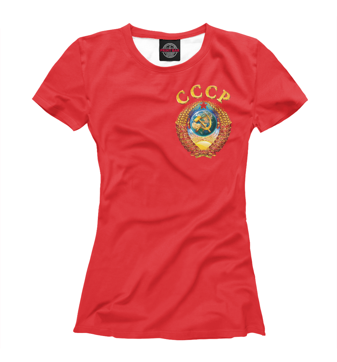 Футболка СССР для девочек, артикул: SSS-600710-fut-1mp