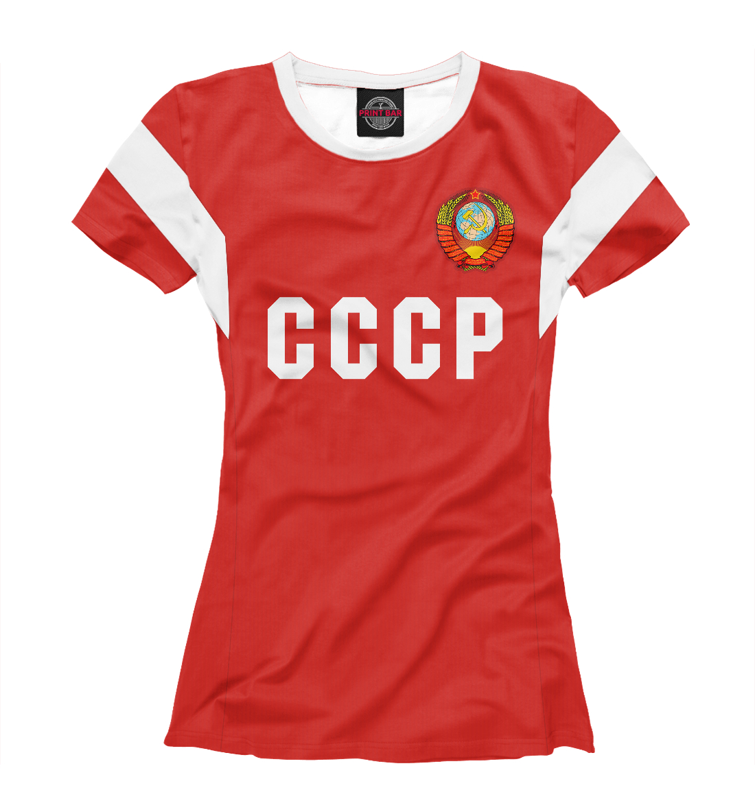 Футболка СССР для девочек, артикул: SSS-650498-fut-1mp