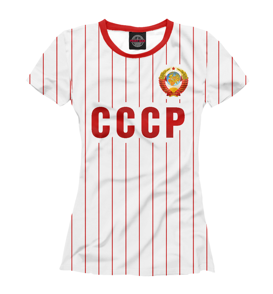 Детская Футболка с принтом СССР для девочек, артикул SSS-822365-fut-1mp