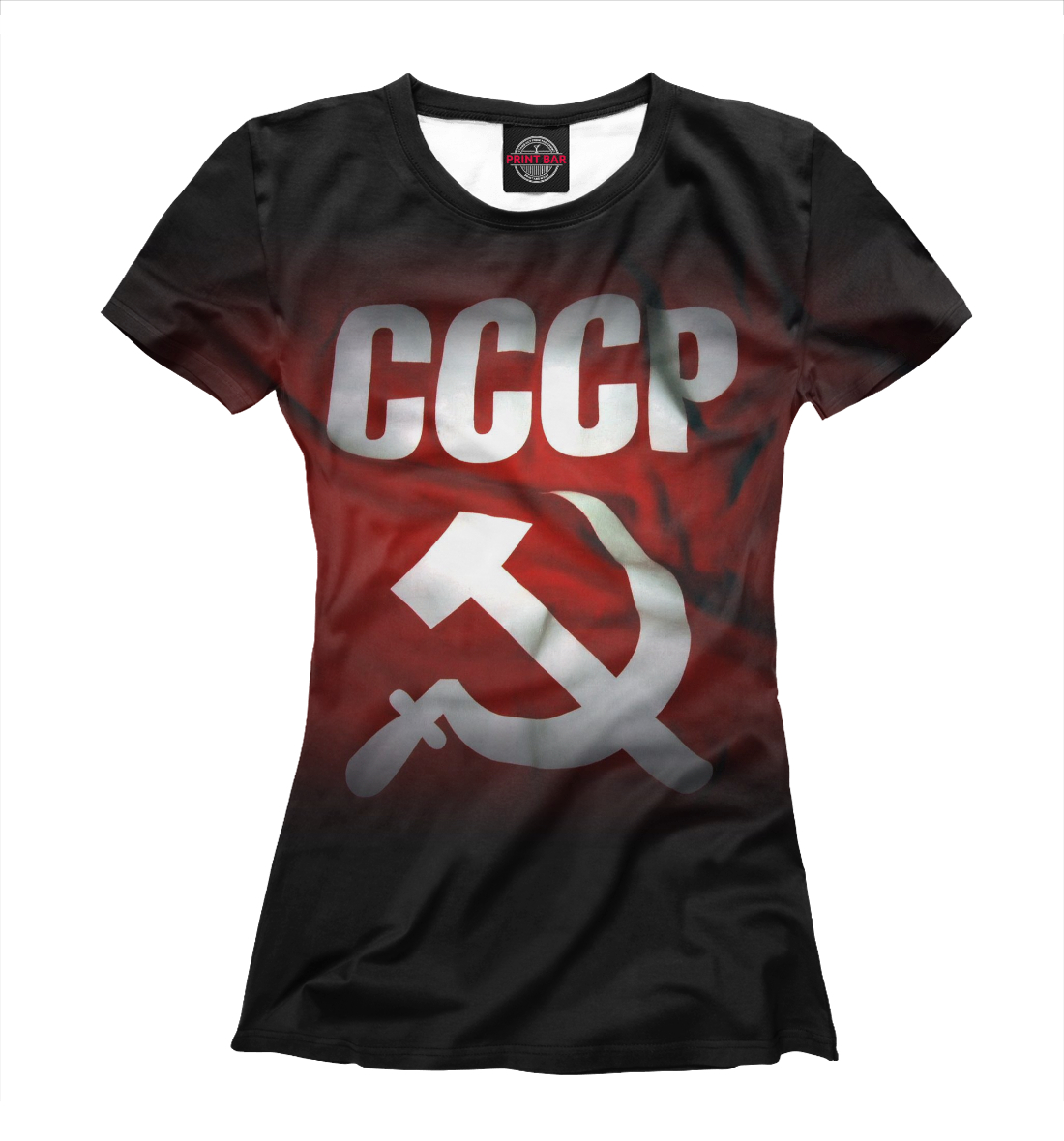 Футболка СССР для женщин, артикул: SSS-891608-fut-1mp