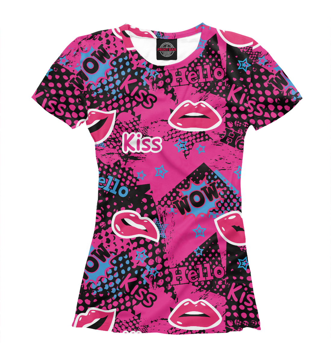 Футболка Kiss для девочек, артикул: 14F-506303-fut-1mp